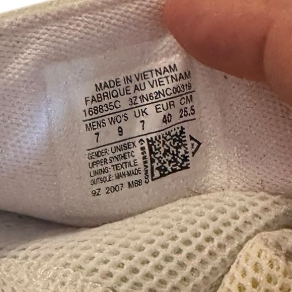 Unisex Converse Chuck Taylor All Star Ultra Mid 'White Yellow' Shoes W 9 M 7 - Picture 10 of 10